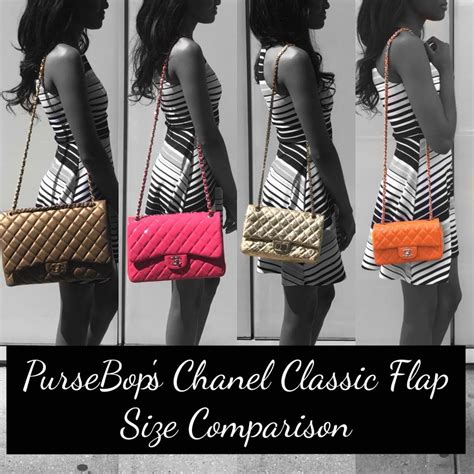 chanel bag classic medium size|chanel classic flap size comparison.